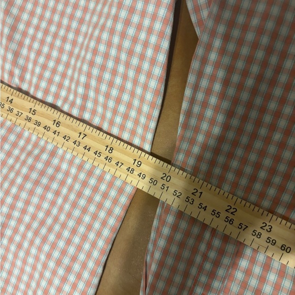 Greg Norman Men’s Longsleeve Size S/P NWOT Button up Orange Check Preppy - Picture 7 of 13